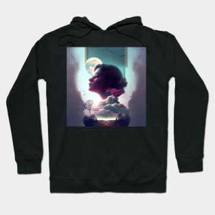 Girl Daydreaming Hoodie